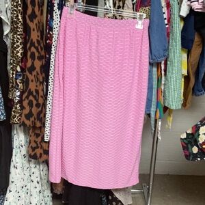Pink Honeycomb Skirt